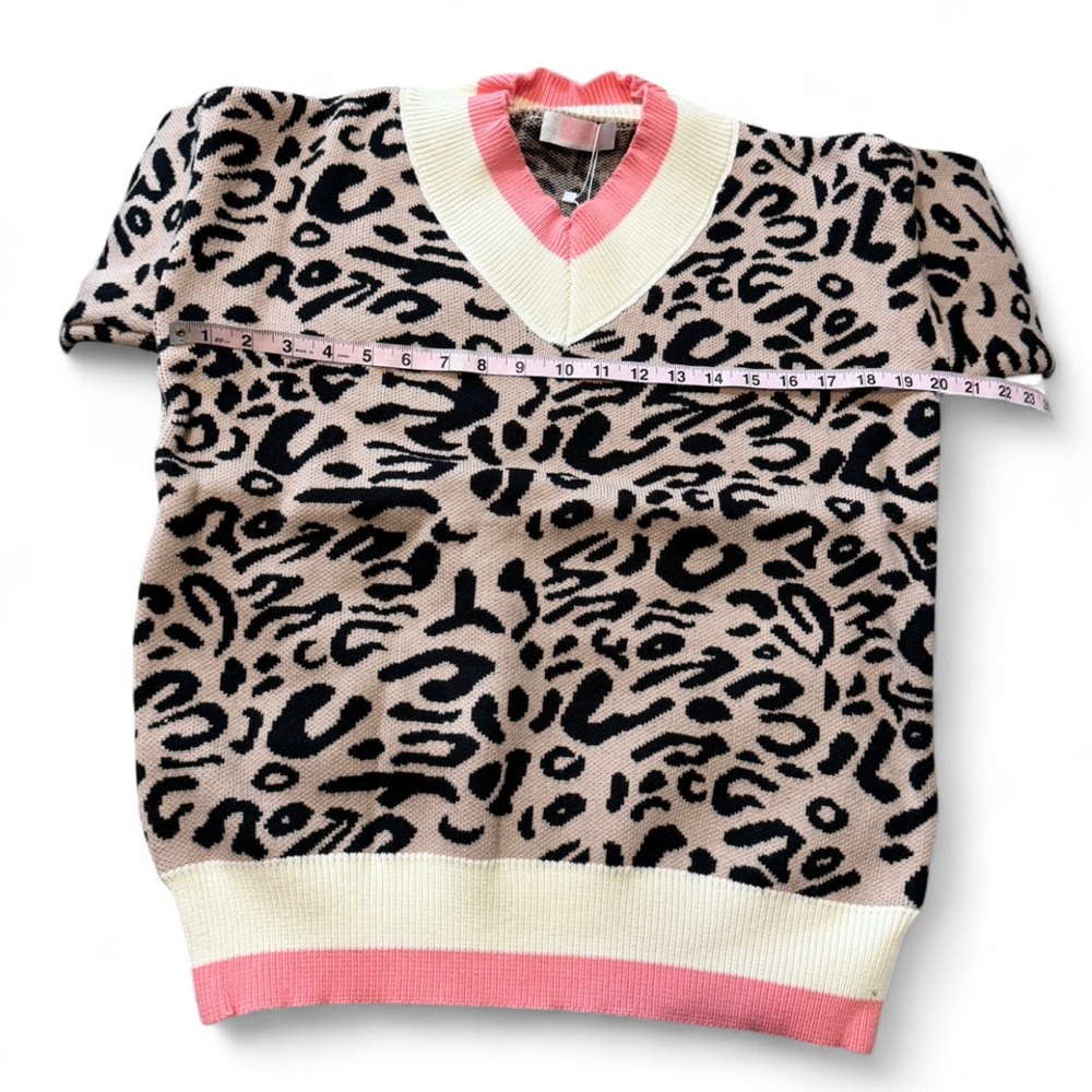 Leopard Varsity Sweater - Picture 12 of 13